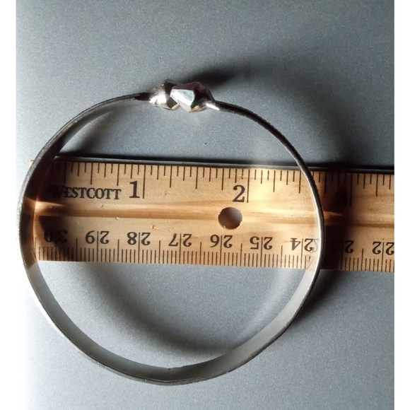 Vintage Sterling silver West Indian Jamaican Bangles bracelets 102 Grams - Picture 3 of 16